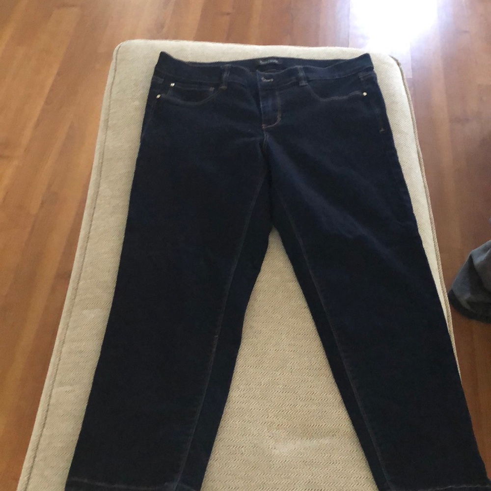 White House Black Market denim capris